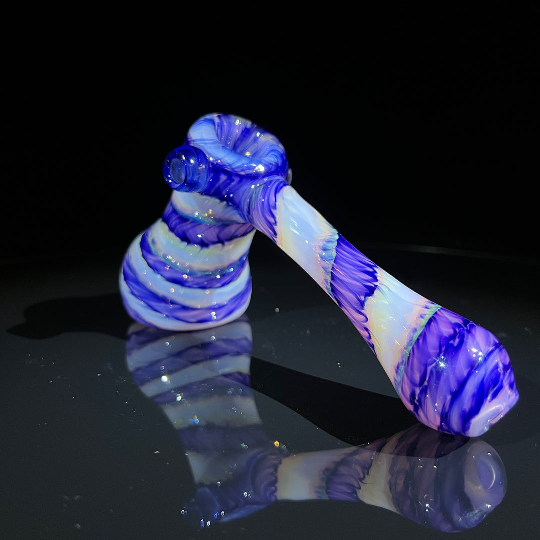 Cheshire Purple Bubbler Glass Pipe Jedi Glassworks