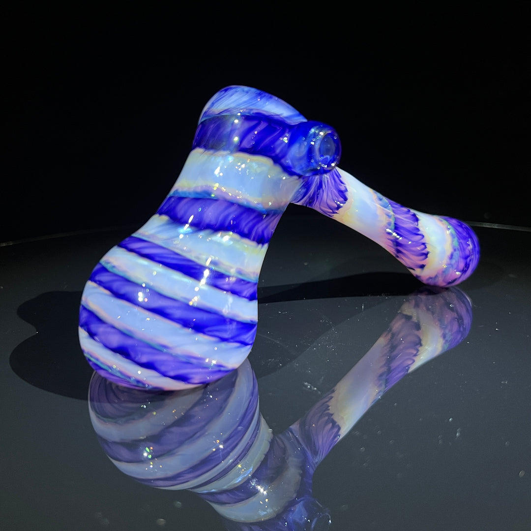 Cheshire Purple Bubbler Glass Pipe Jedi Glassworks