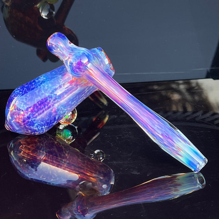 Purple Nebula Sidecar Bubbler Glass Pipe Tako Glass   