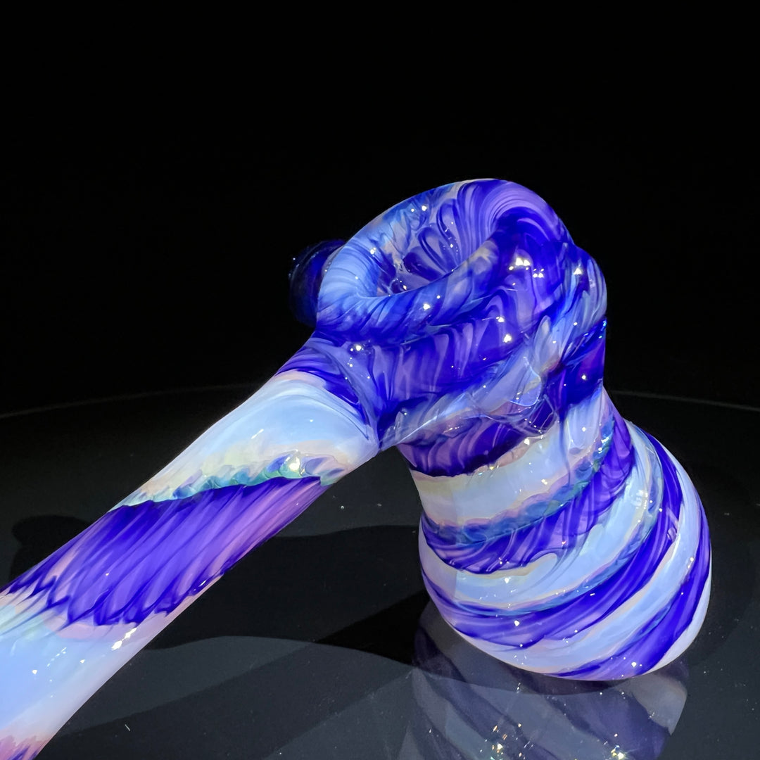 Cheshire Purple Bubbler Glass Pipe Jedi Glassworks