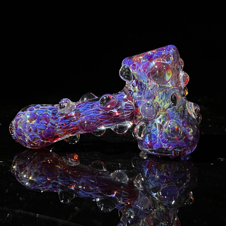 Purple Marble Hammer + Case Combo Glass Pipe TG   