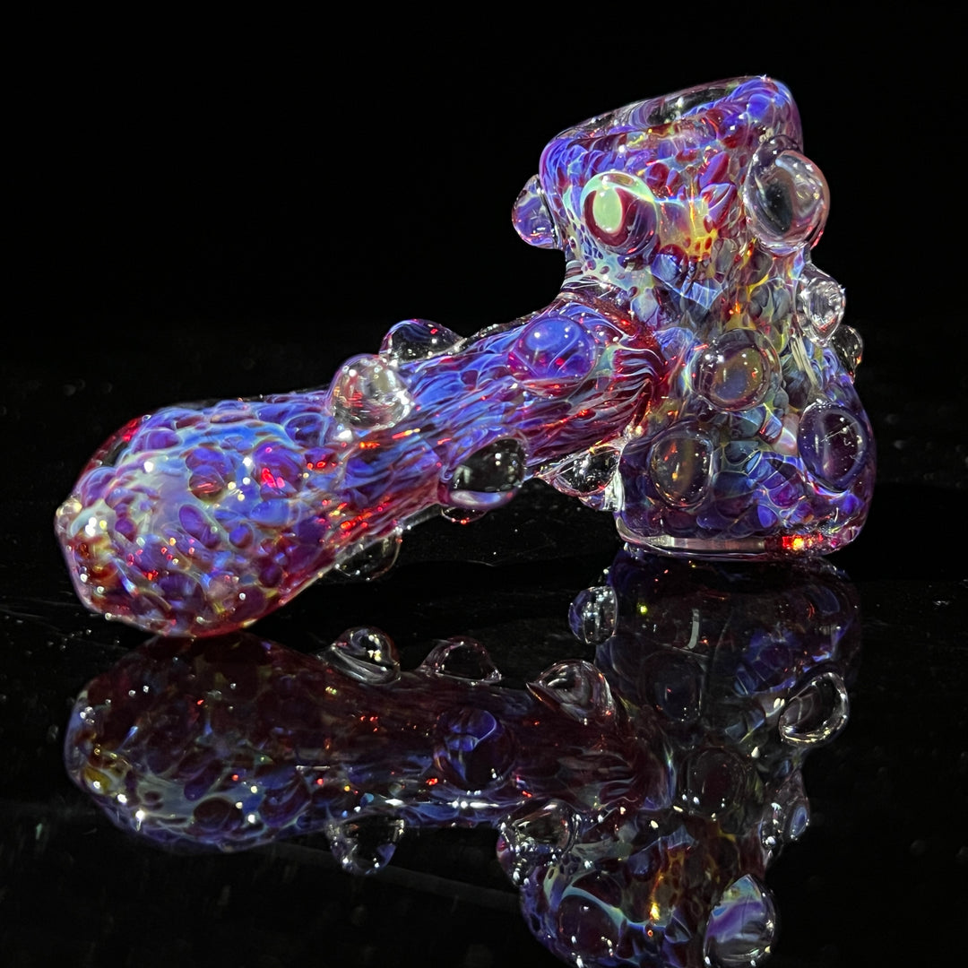 Purple Marble Hammer + Case Combo Glass Pipe TG   