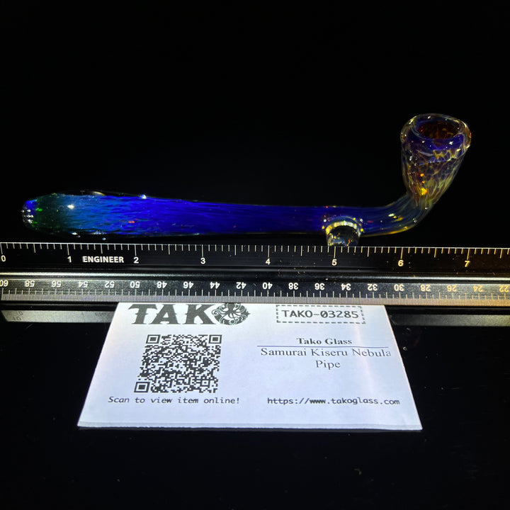 Samurai Kiseru Nebula Pipe Glass Pipe Tako Glass   