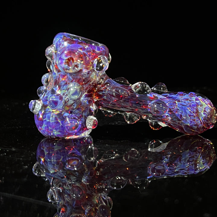 Purple Marble Hammer + Case Combo Glass Pipe TG   