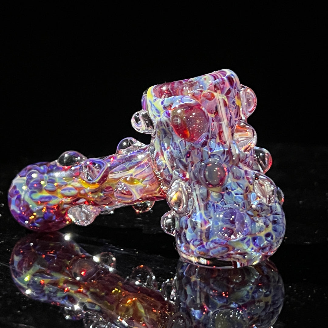 Purple Marble Hammer + Case Combo Glass Pipe TG   