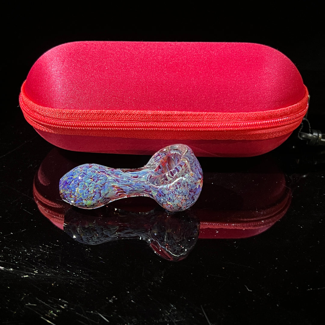 Purple Peanut Pipe + Case Combo Glass Pipe TG   