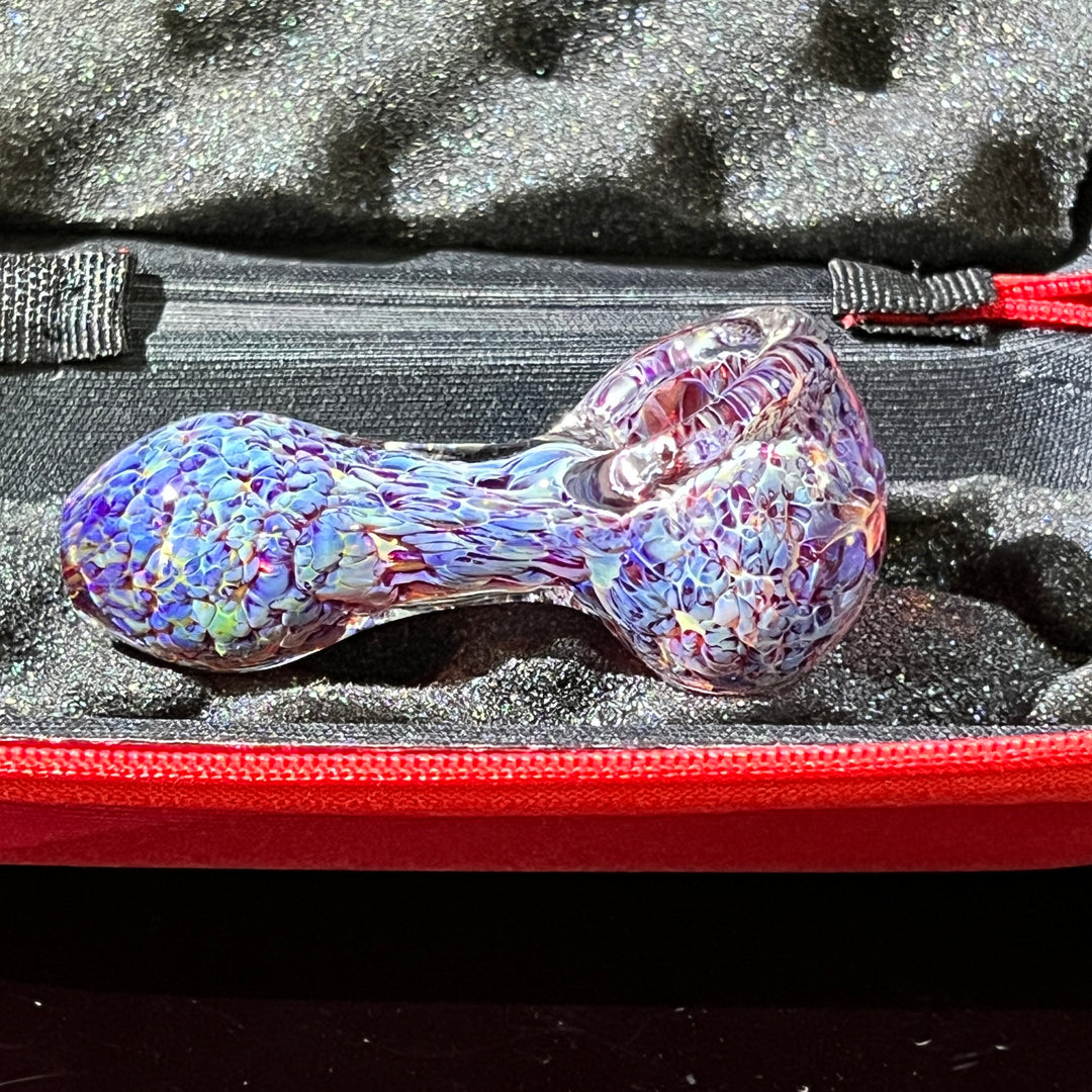 Purple Peanut Pipe + Case Combo Glass Pipe TG   