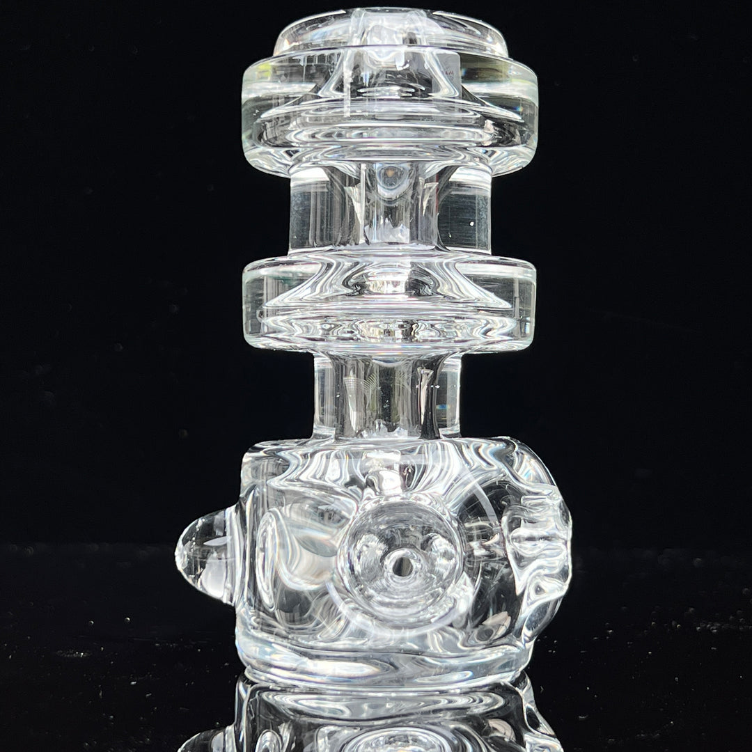 Ring Fumed Spoon Glass Pipe Sinister Designs   