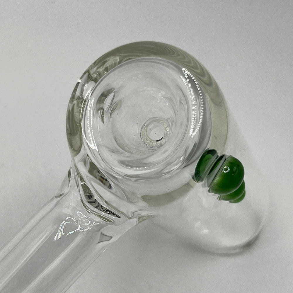 Clear Hammer Bubbler Glass Pipe Mary Jane's Glass   