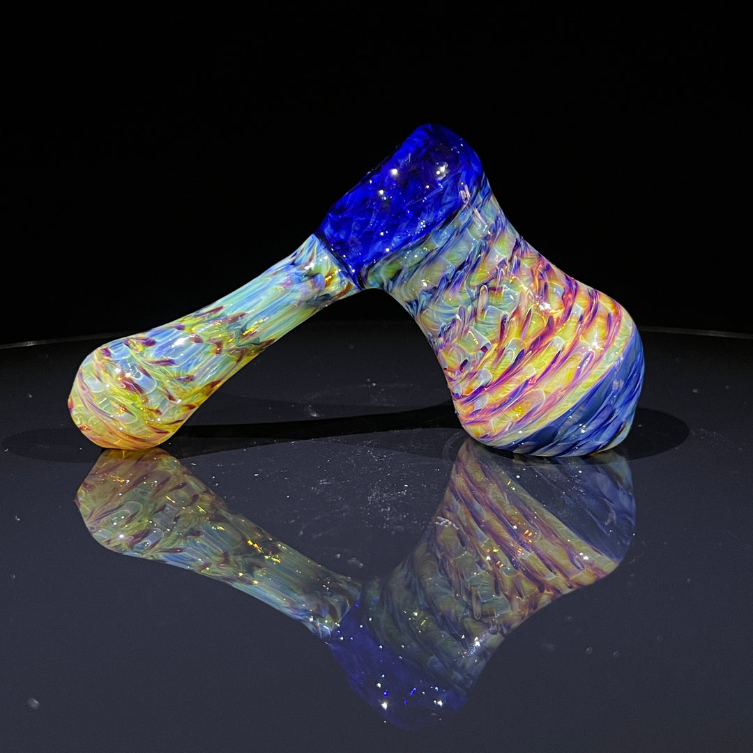 Multi-Color Hammer Bubbler Glass Pipe Jedi Glassworks