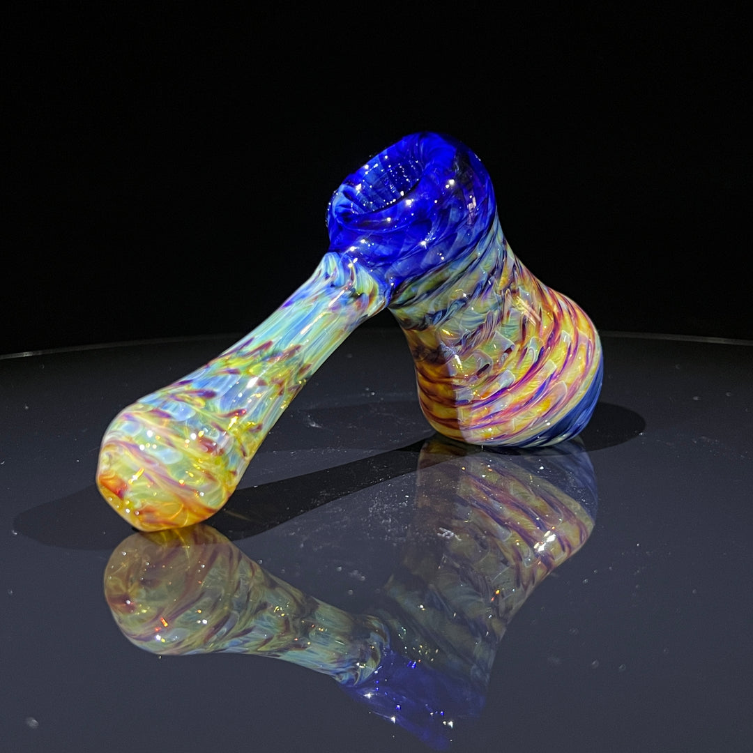 Multi-Color Hammer Bubbler Glass Pipe Jedi Glassworks