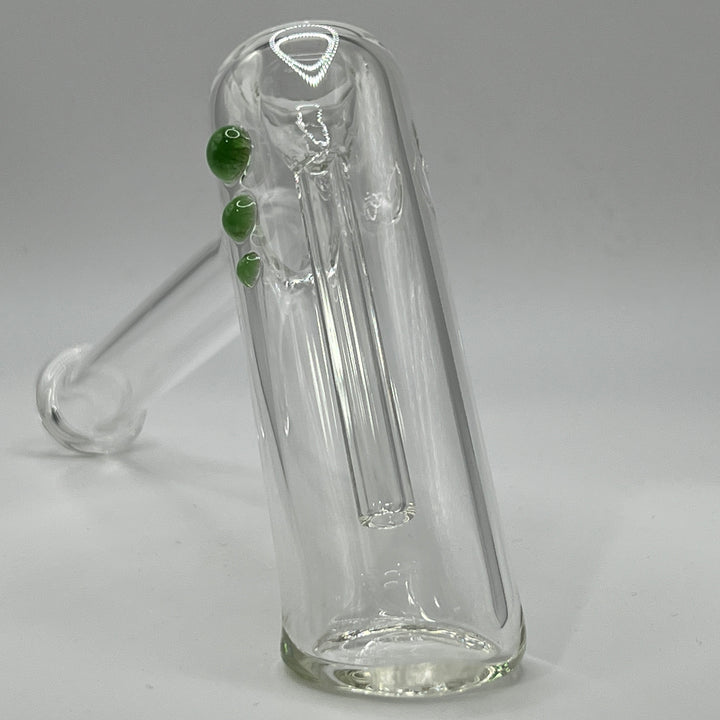 Clear Hammer Bubbler Glass Pipe Mary Jane's Glass   