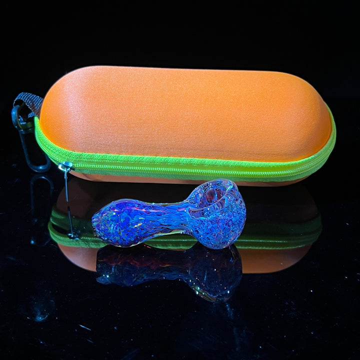 Purple Peanut Pipe + Case Combo Glass Pipe TG   