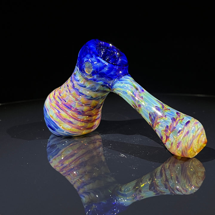 Multi-Color Hammer Bubbler Glass Pipe Jedi Glassworks