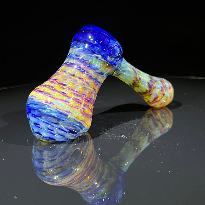 Multi-Color Hammer Bubbler Glass Pipe Jedi Glassworks