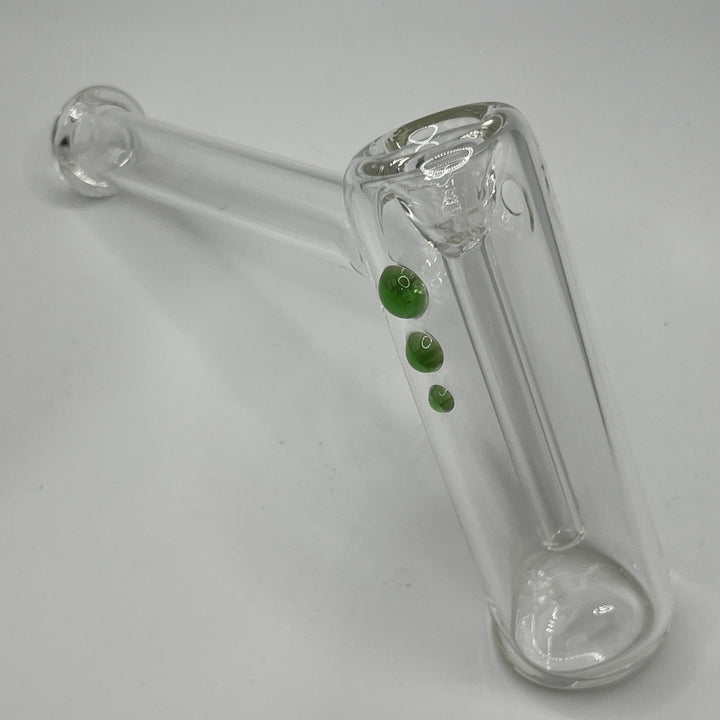 Clear Hammer Bubbler Glass Pipe Mary Jane's Glass   