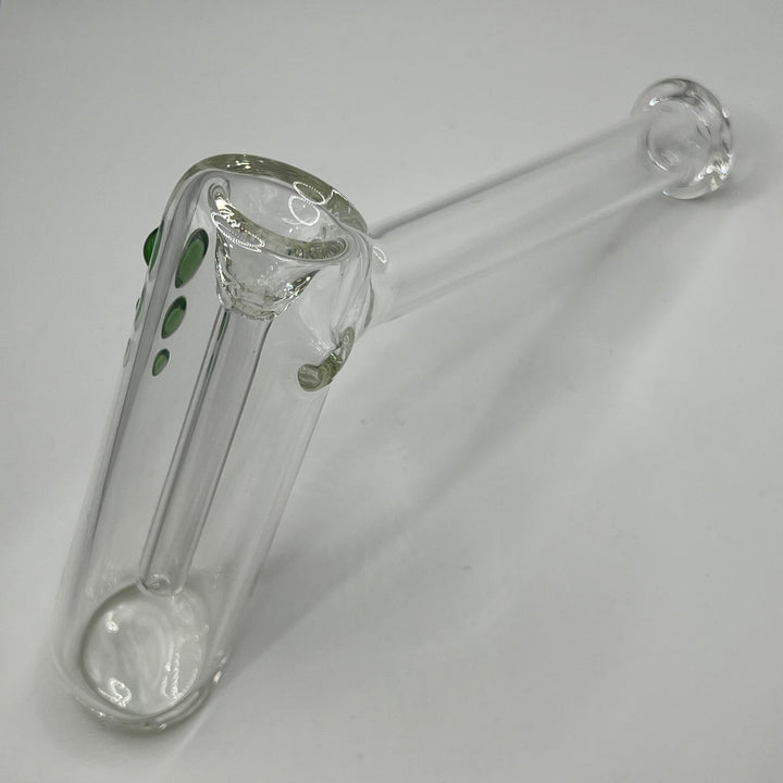 Clear Hammer Bubbler Glass Pipe Mary Jane's Glass   