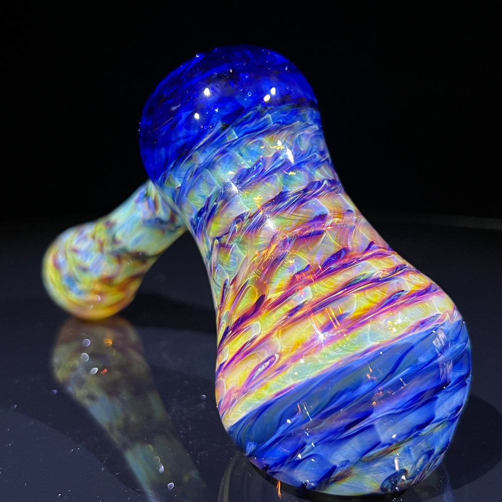 Multi-Color Hammer Bubbler Glass Pipe Jedi Glassworks