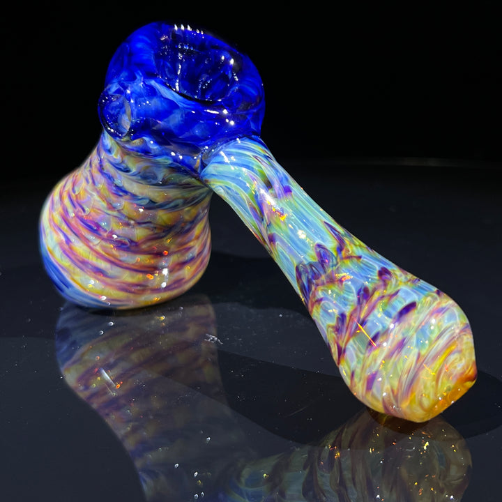 Multi-Color Hammer Bubbler Glass Pipe Jedi Glassworks