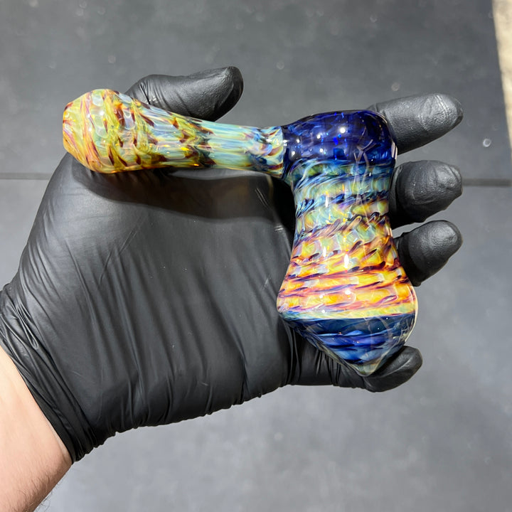 Multi-Color Hammer Bubbler Glass Pipe Jedi Glassworks