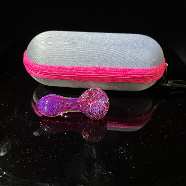 Purple Peanut Pipe + Case Combo Glass Pipe TG   