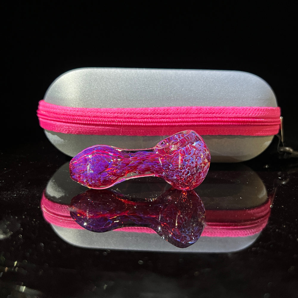 Purple Peanut Pipe + Case Combo Glass Pipe TG   