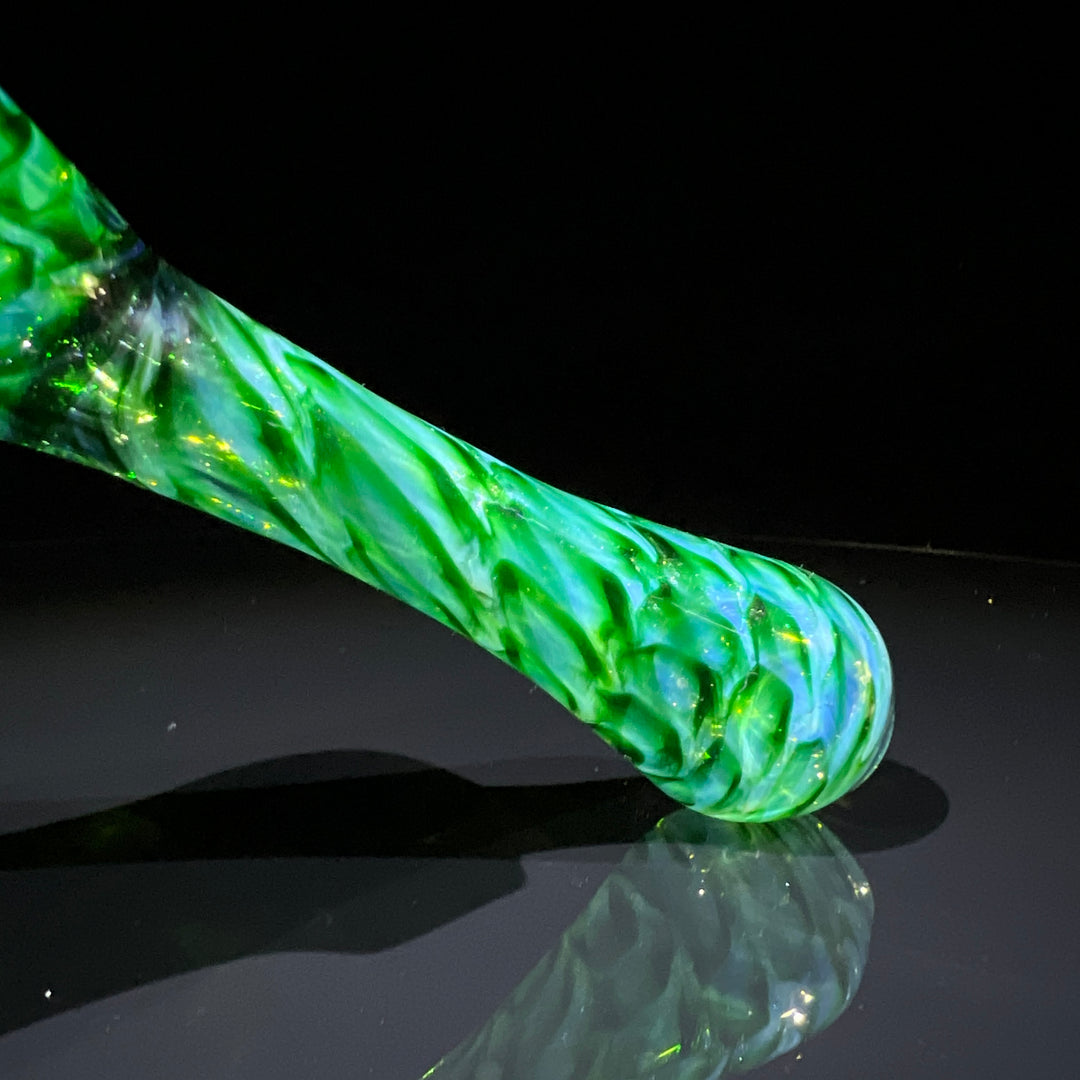 Experimental Green Hammer Bubbler Glass Pipe Jedi Glassworks