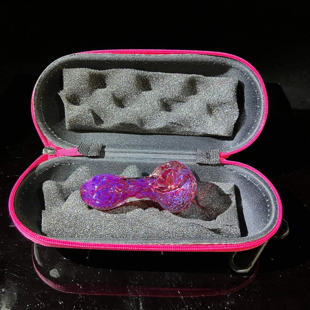 Purple Peanut Pipe + Case Combo Glass Pipe TG   