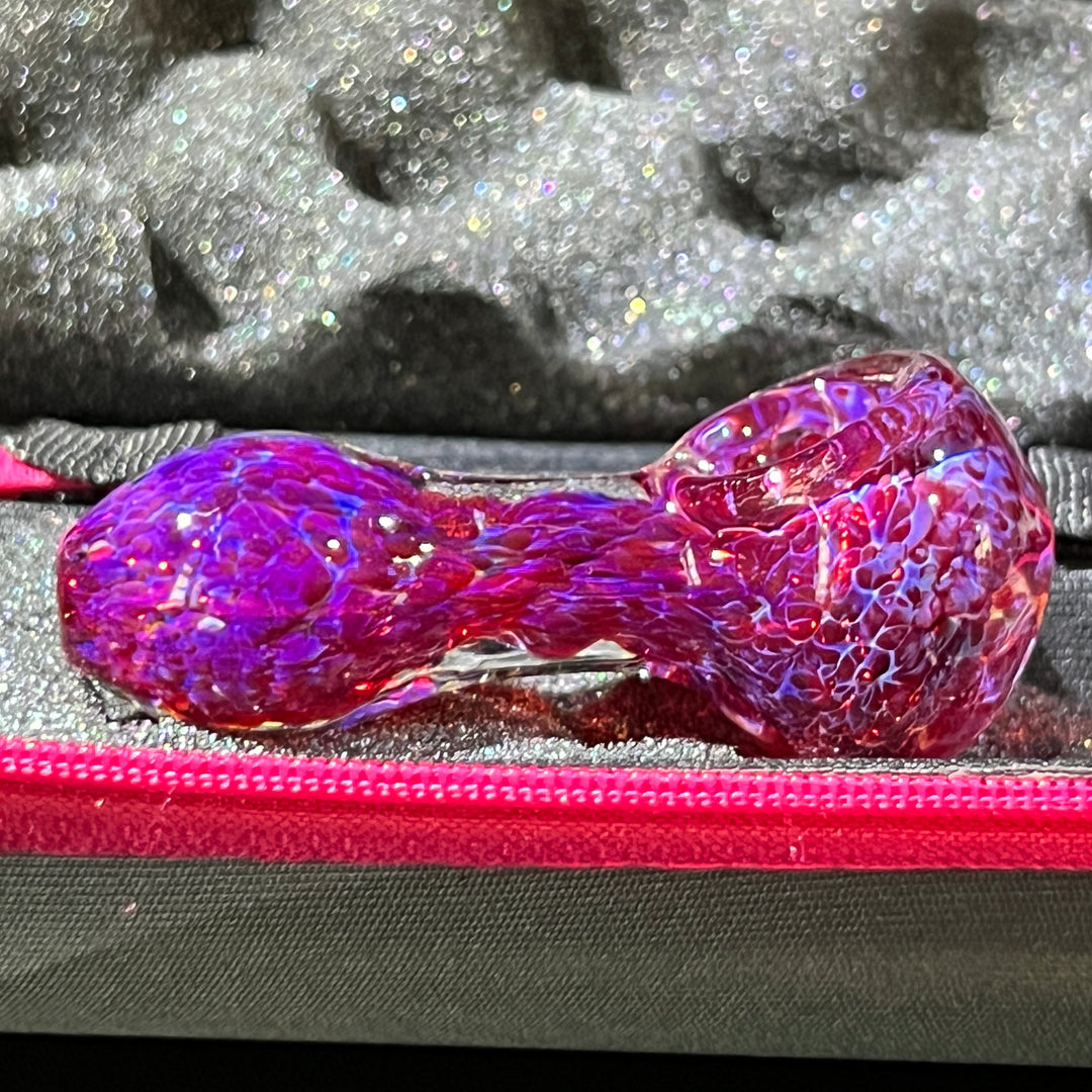 Purple Peanut Pipe + Case Combo Glass Pipe TG   