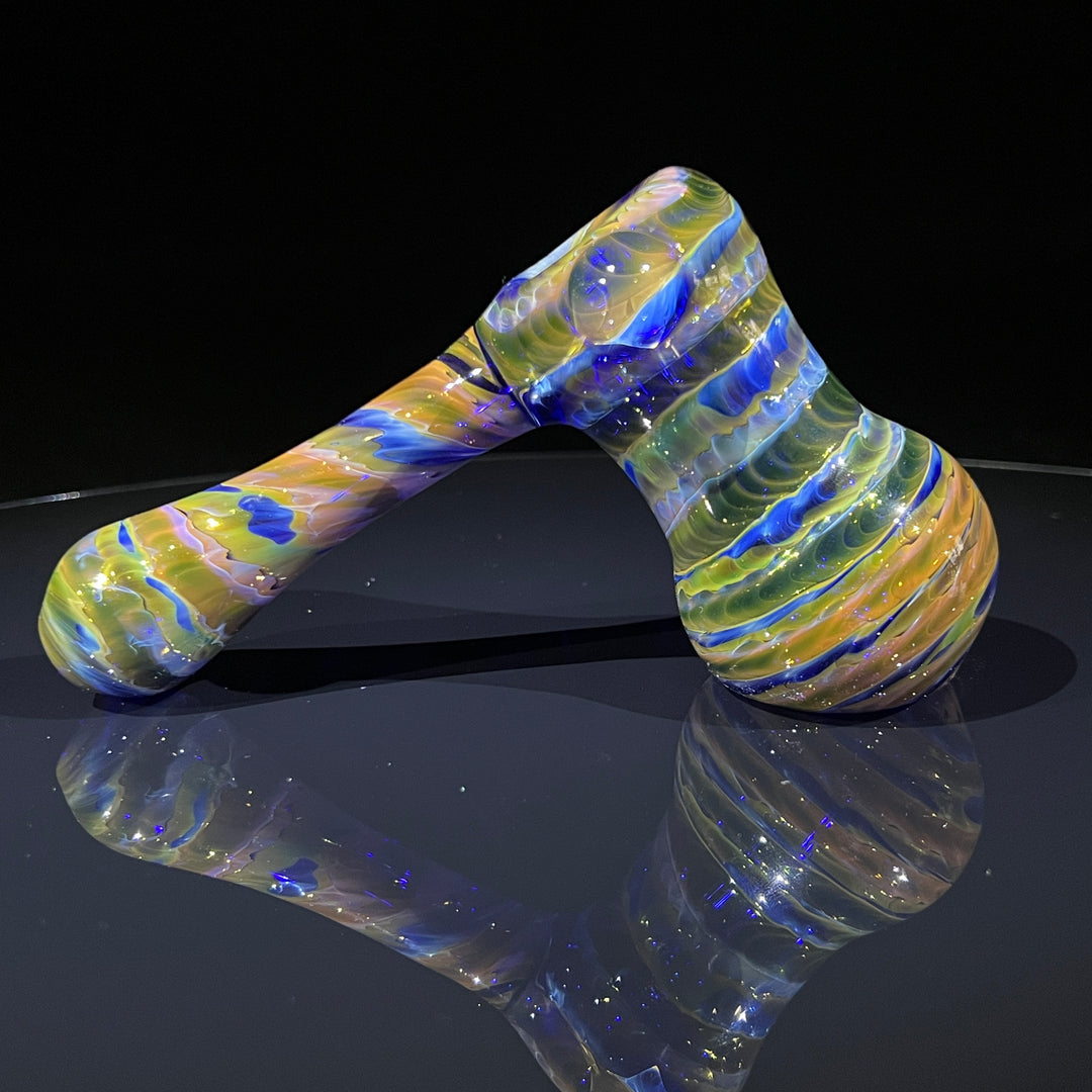 Cobalt Hammer Bubbler Glass Pipe Jedi Glassworks