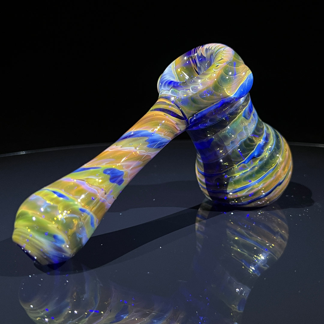 Cobalt Hammer Bubbler Glass Pipe Jedi Glassworks