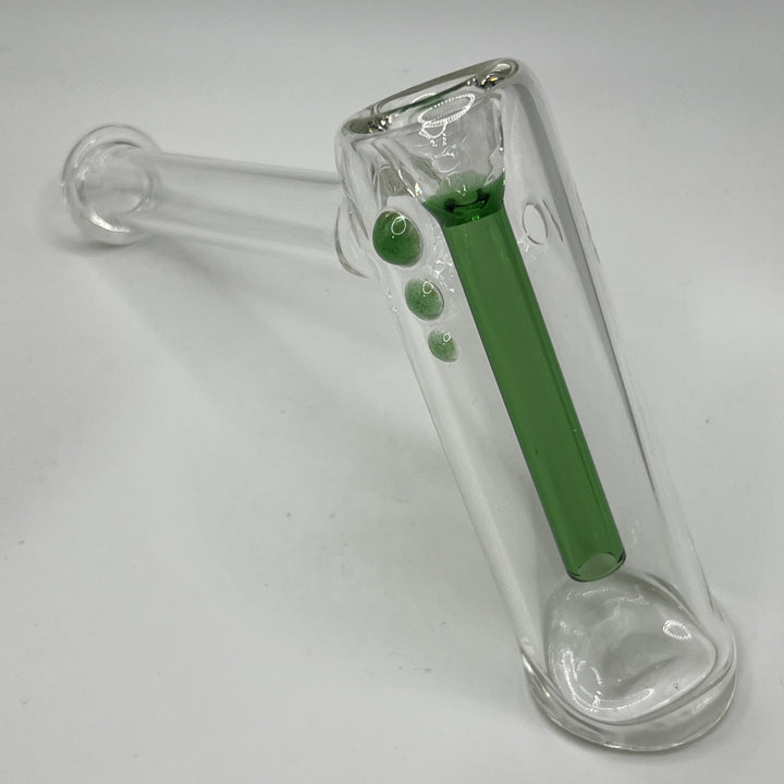 Clear Hammer Bubbler Glass Pipe Mary Jane's Glass   