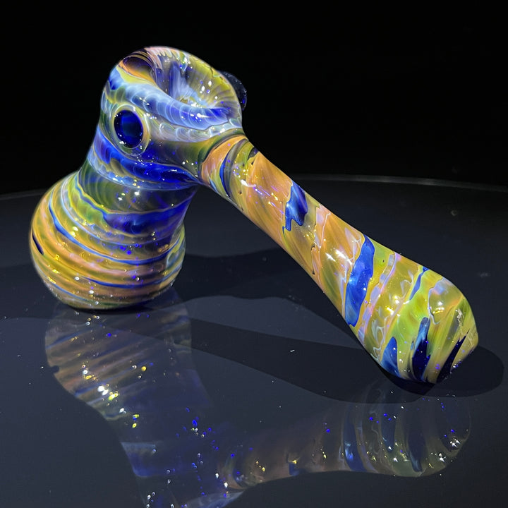 Cobalt Hammer Bubbler Glass Pipe Jedi Glassworks