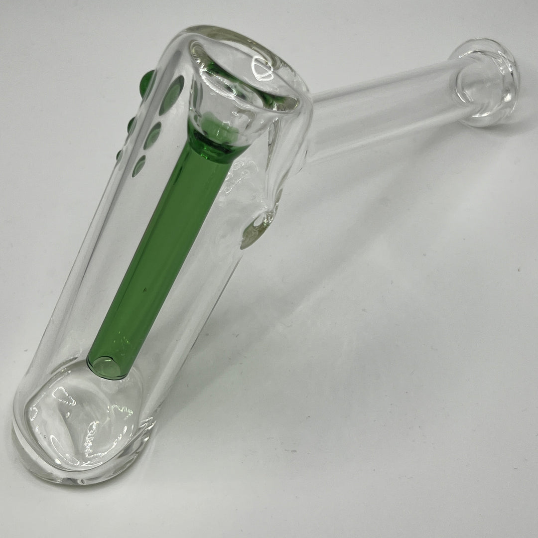 Clear Hammer Bubbler Glass Pipe Mary Jane's Glass   