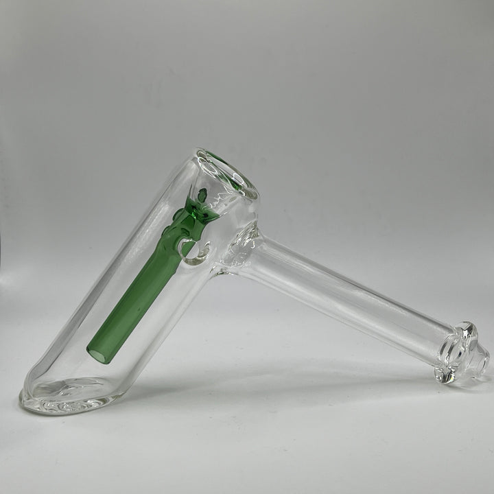 Clear Hammer Bubbler Glass Pipe Mary Jane's Glass   