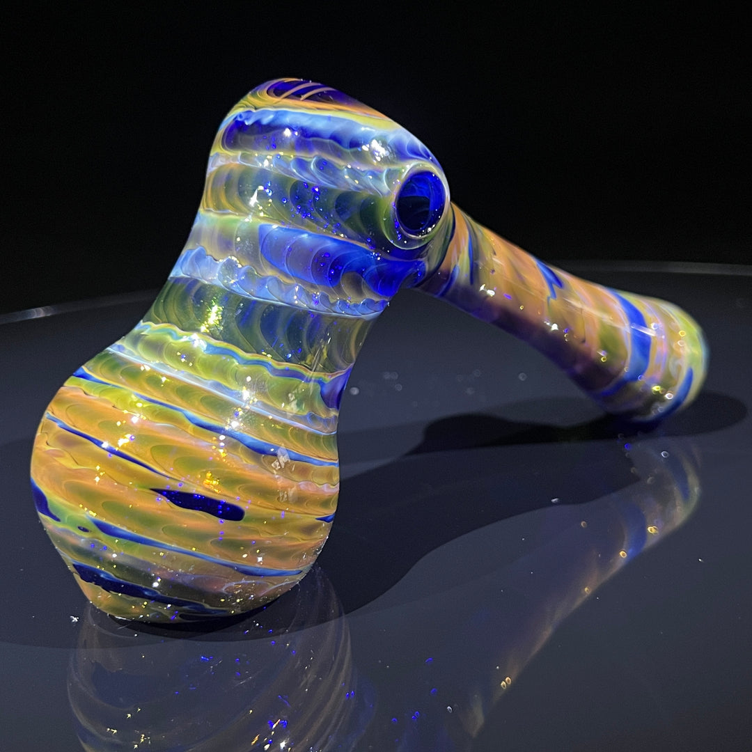 Cobalt Hammer Bubbler Glass Pipe Jedi Glassworks