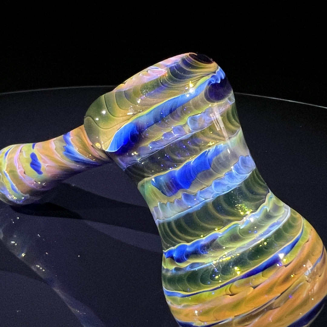 Cobalt Hammer Bubbler Glass Pipe Jedi Glassworks