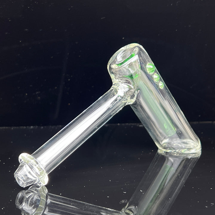 Clear Hammer Bubbler Glass Pipe Mary Jane's Glass   