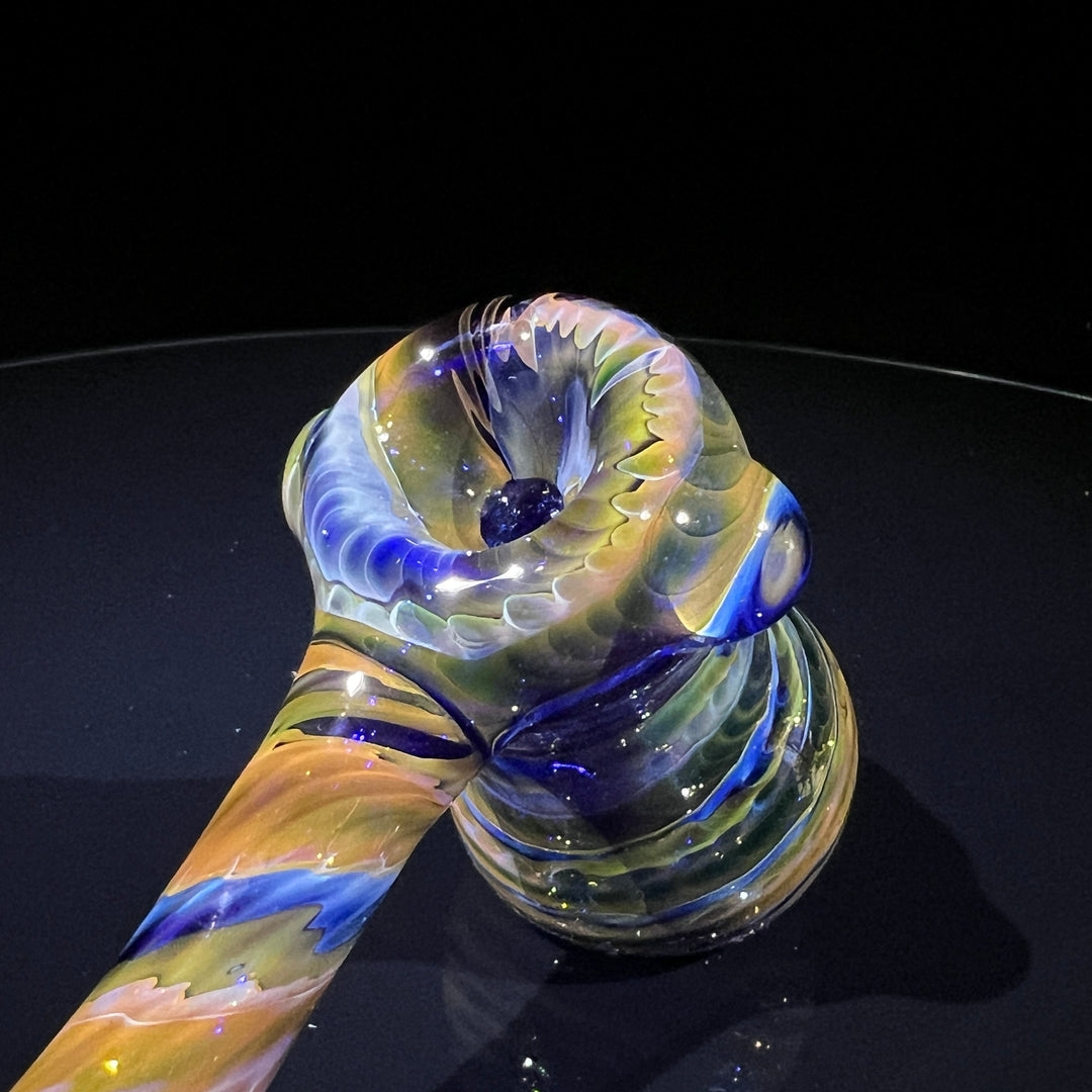 Cobalt Hammer Bubbler Glass Pipe Jedi Glassworks