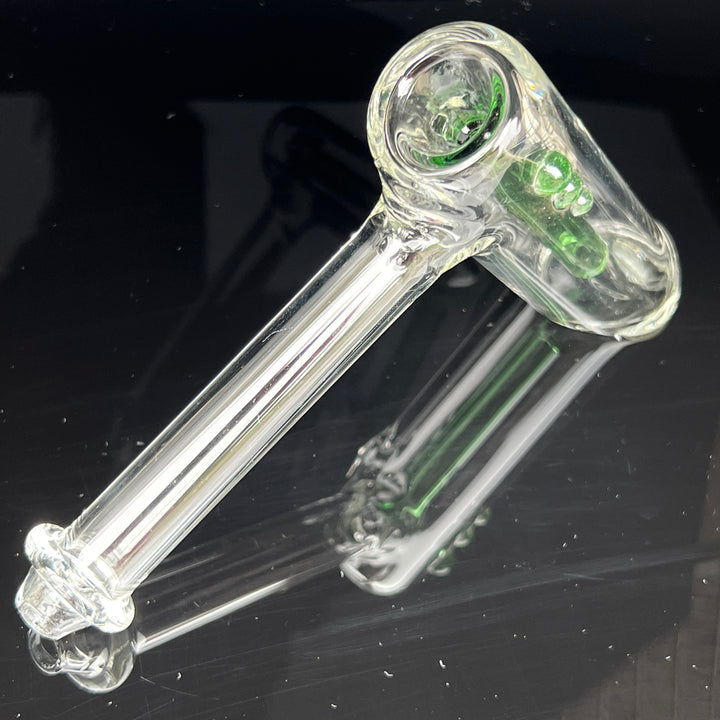 Clear Hammer Bubbler Glass Pipe Mary Jane's Glass   