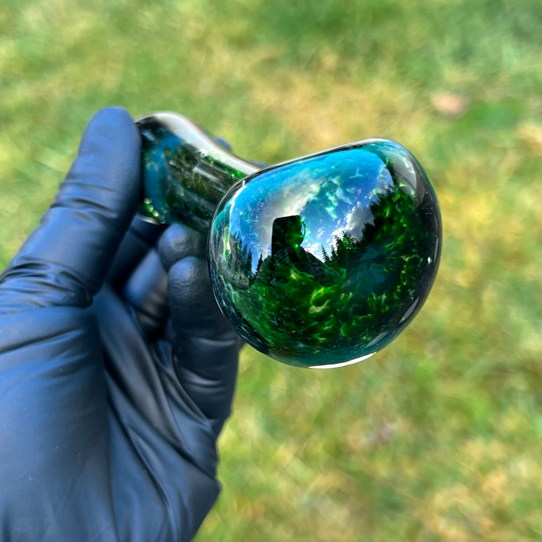 Experimental Jade Pipe Glass Pipe Beezy Glass   