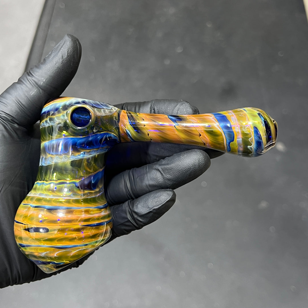 Cobalt Hammer Bubbler Glass Pipe Jedi Glassworks