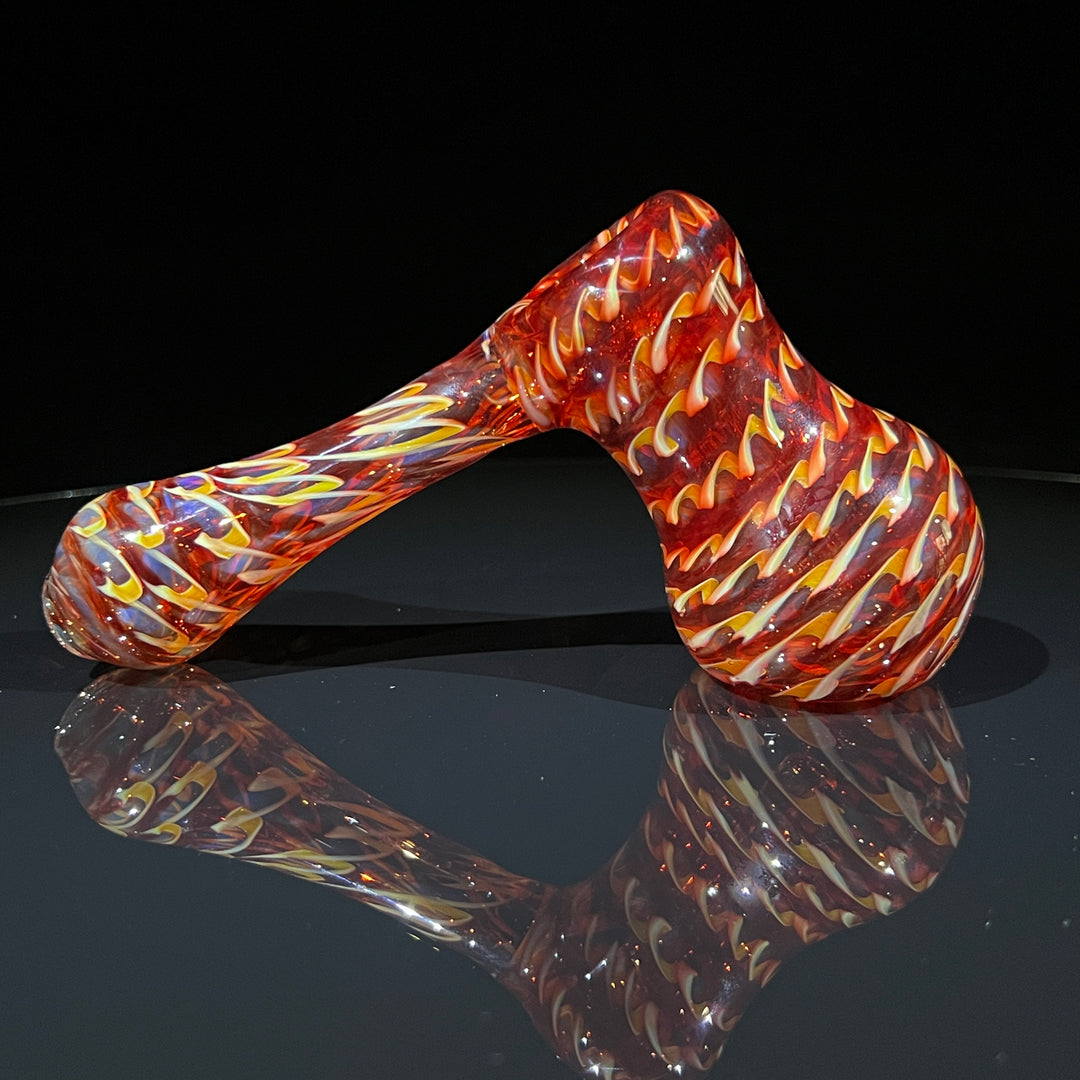 Multi-Color Hammer Bubbler Glass Pipe Jedi Glassworks