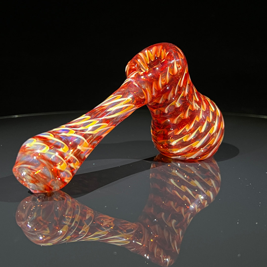 Multi-Color Hammer Bubbler Glass Pipe Jedi Glassworks