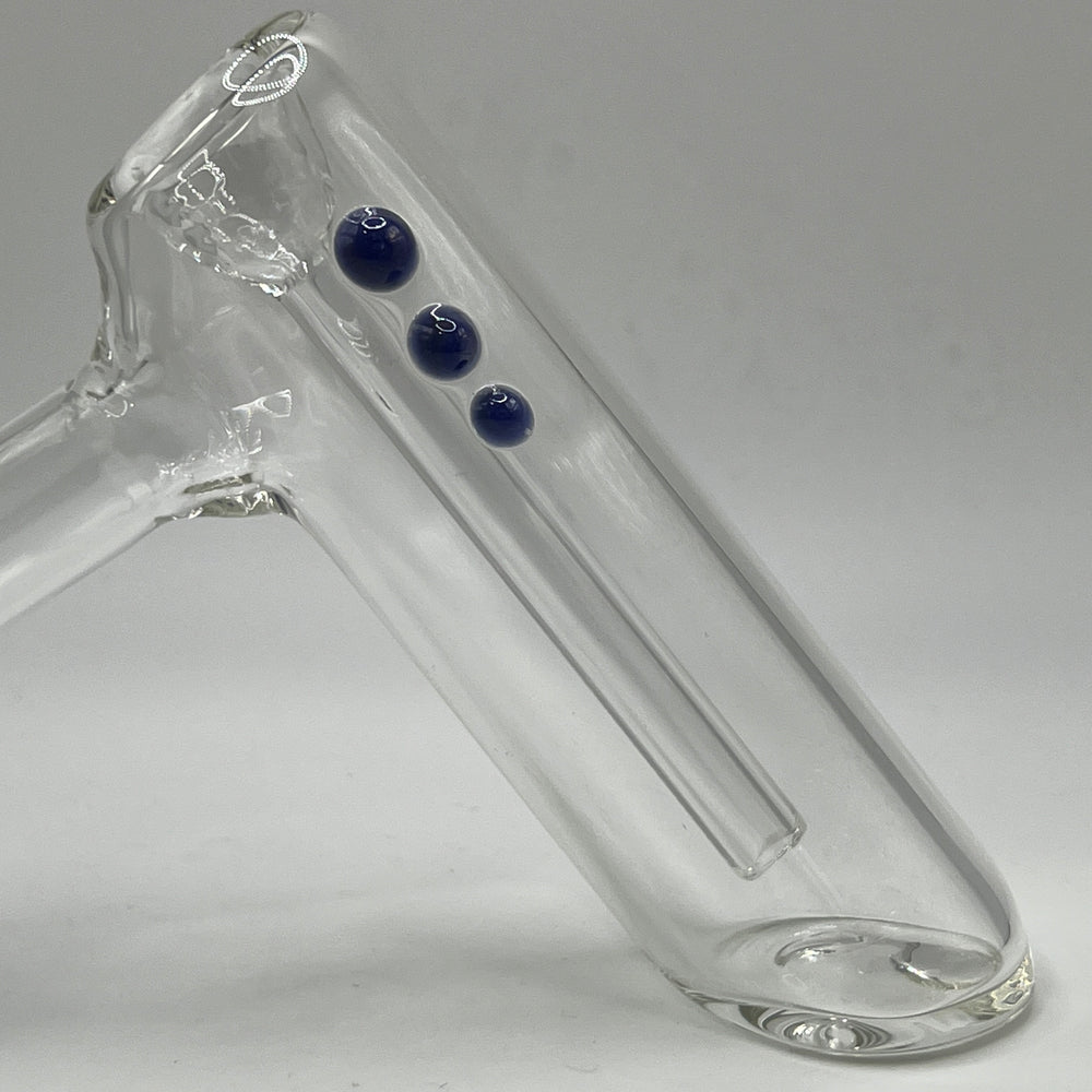 Clear Hammer Bubbler Glass Pipe Mary Jane's Glass   