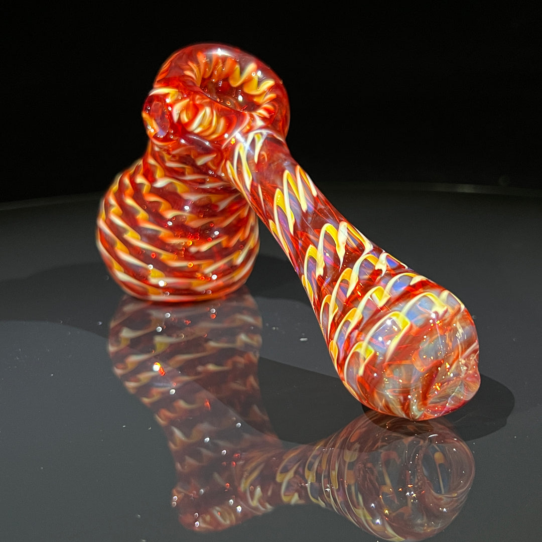 Multi-Color Hammer Bubbler Glass Pipe Jedi Glassworks