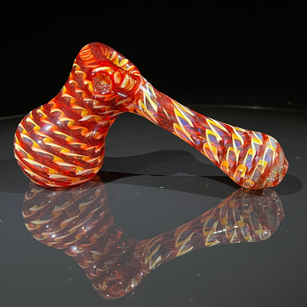 Multi-Color Hammer Bubbler Glass Pipe Jedi Glassworks