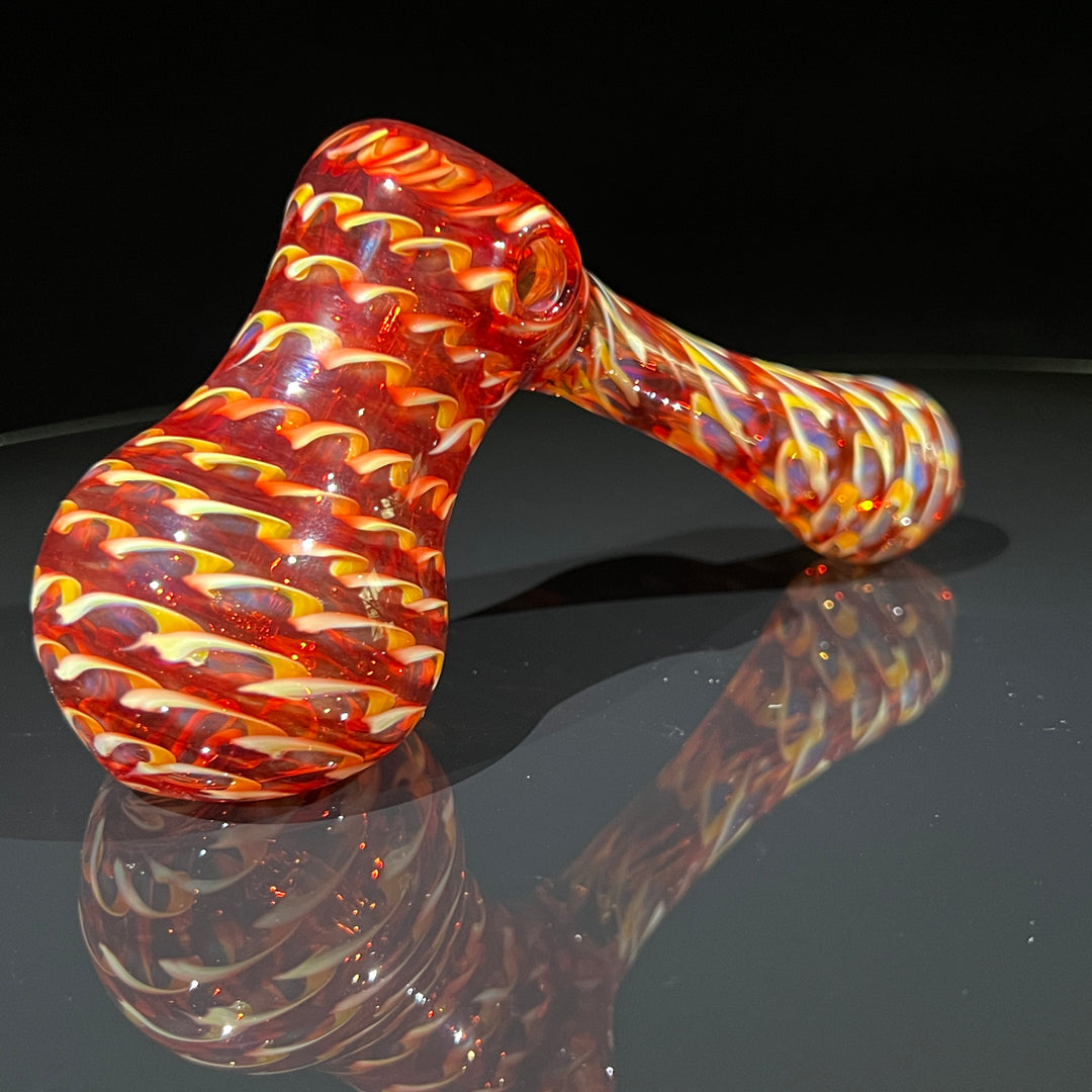 Multi-Color Hammer Bubbler Glass Pipe Jedi Glassworks