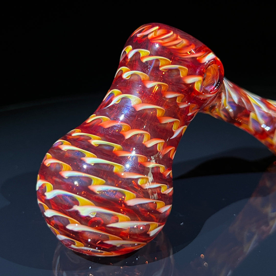 Multi-Color Hammer Bubbler Glass Pipe Jedi Glassworks