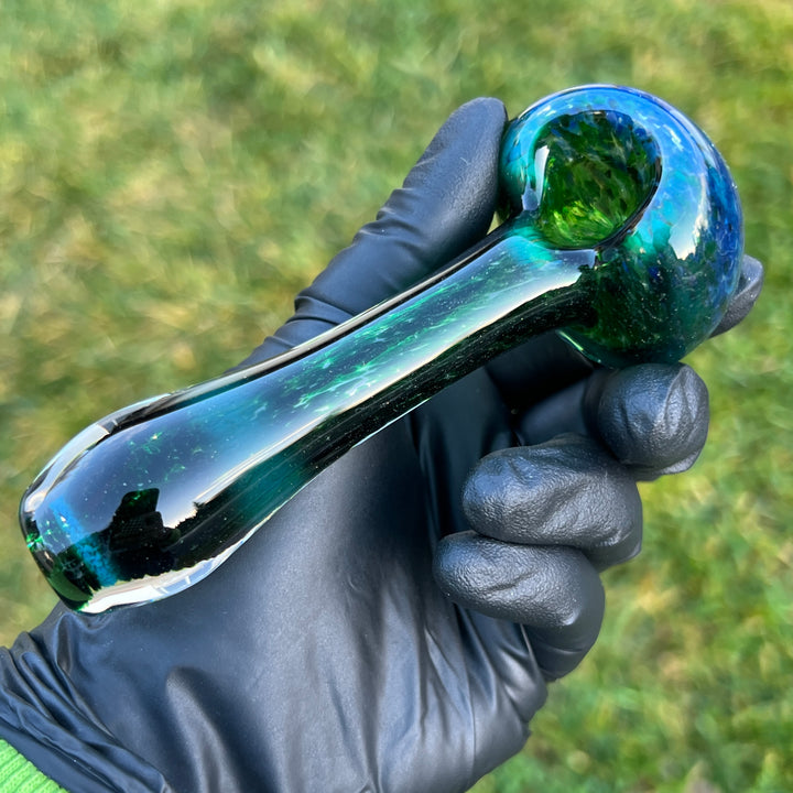 Experimental Jade Pipe Glass Pipe Beezy Glass   